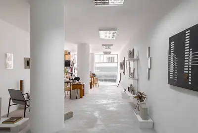Atelier minimalista para Locação 