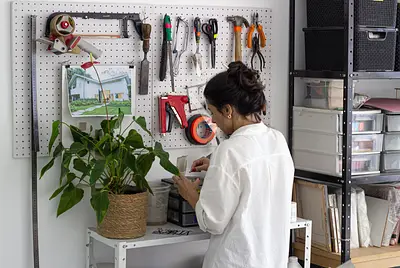 Atelier minimalista para Locação 