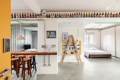 Apartamento totalmente original e inspirador