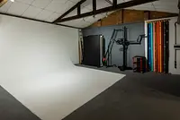 Estúdio fotográfico aconchegante