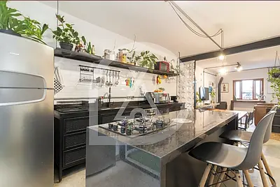 Cozinha industrial em casa de vila!