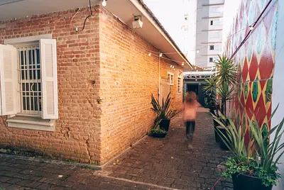 Estúdio de música com salão