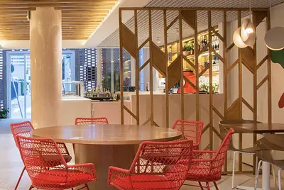 Restaurante moderno e criativo 