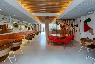 Restaurante moderno e criativo 