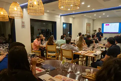 Vinho e comida: local de eventos especializado em harmonização