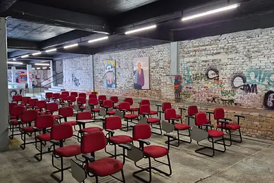 Galpão Industrial para Eventos, Gravações e Projetos Criativos