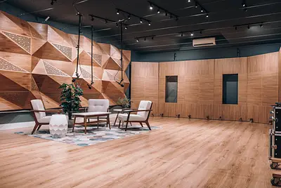 Espaço audiovisual para Locação & Estúdio de Gravação - Sala A
