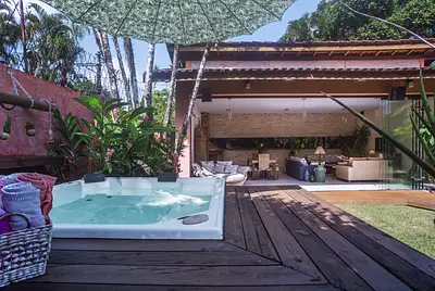 Linda casa de praia no Litoral Norte - Villa Oriba