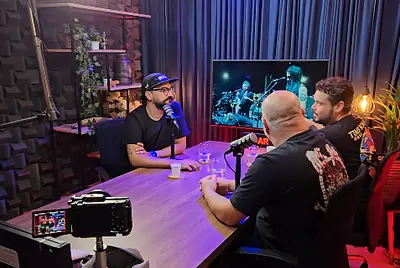 Estúdio de Podcast 4K Completo!