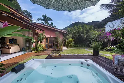 Linda casa de praia no Litoral Norte - Villa Oriba