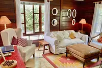 Casa de madeira aconchegante