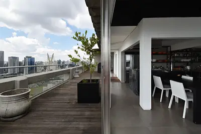 Duplex com vista para Ponte Estaiada